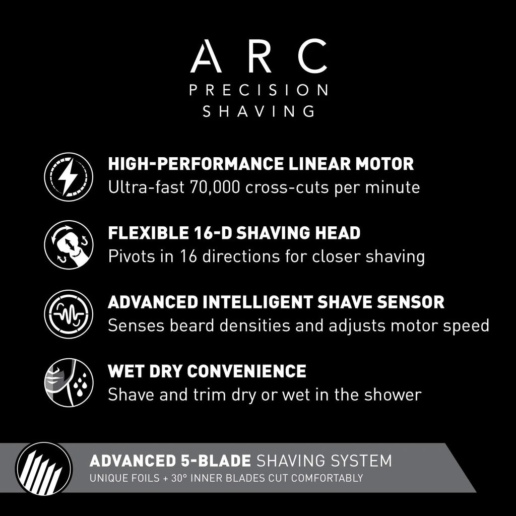 Cordless Shaver Matte Black D78865