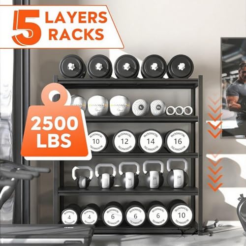 72" H 5 Tier Metal Shelving 2000LBS Black N198922