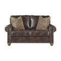 Coffee Loveseat B27406