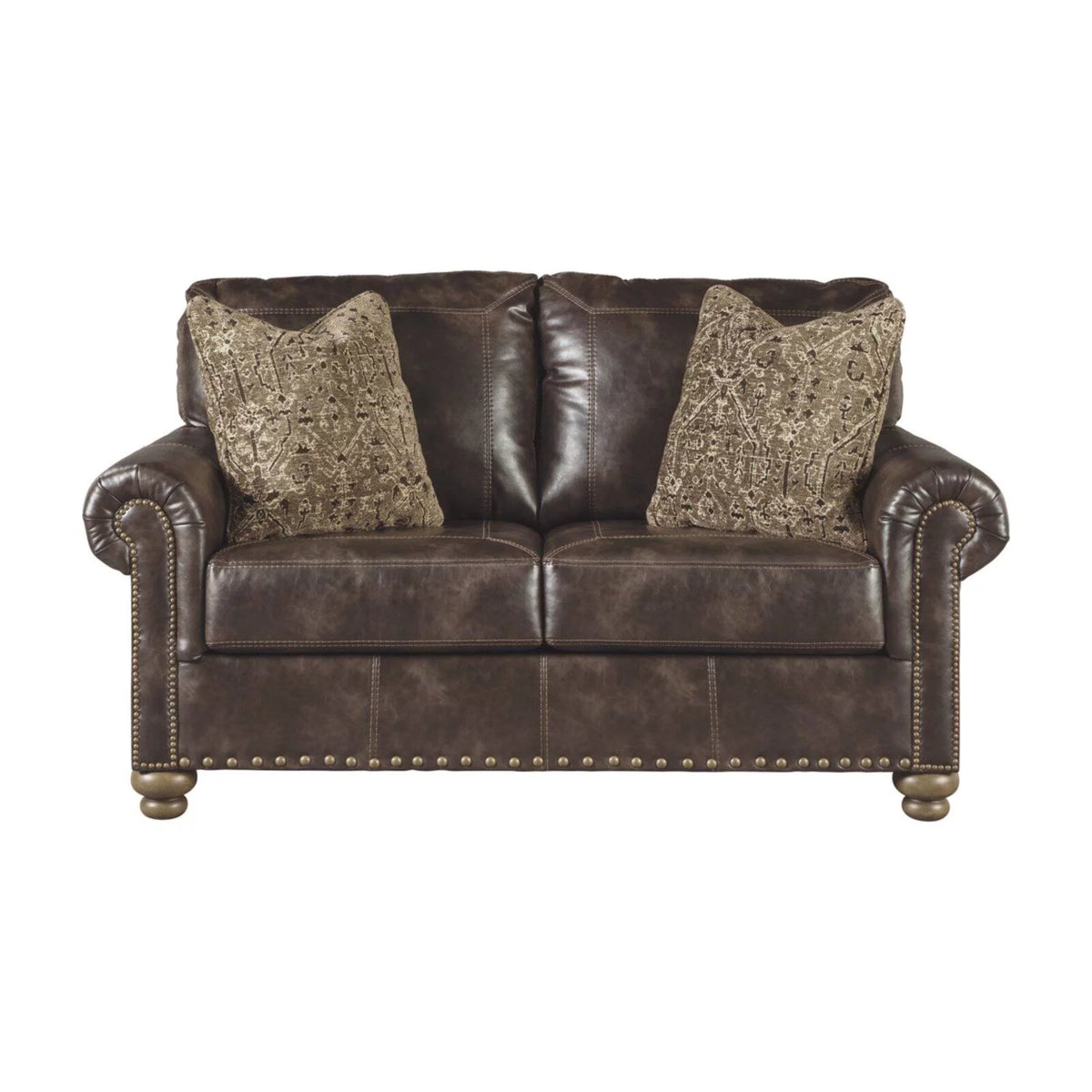 Coffee Loveseat B27406