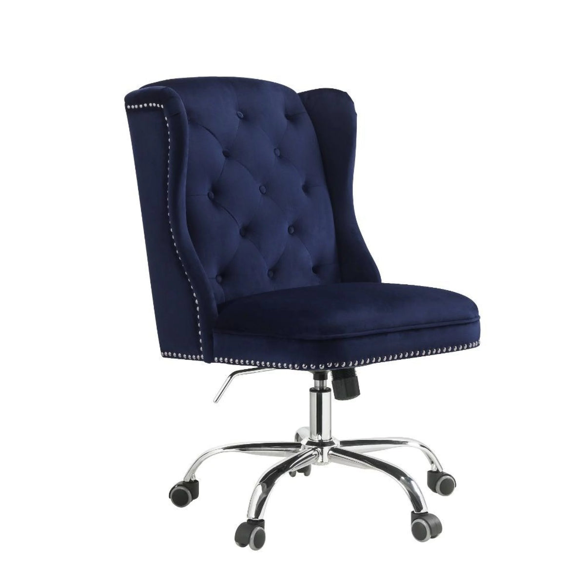 Midnight Blue Velvet Office Chair H830367