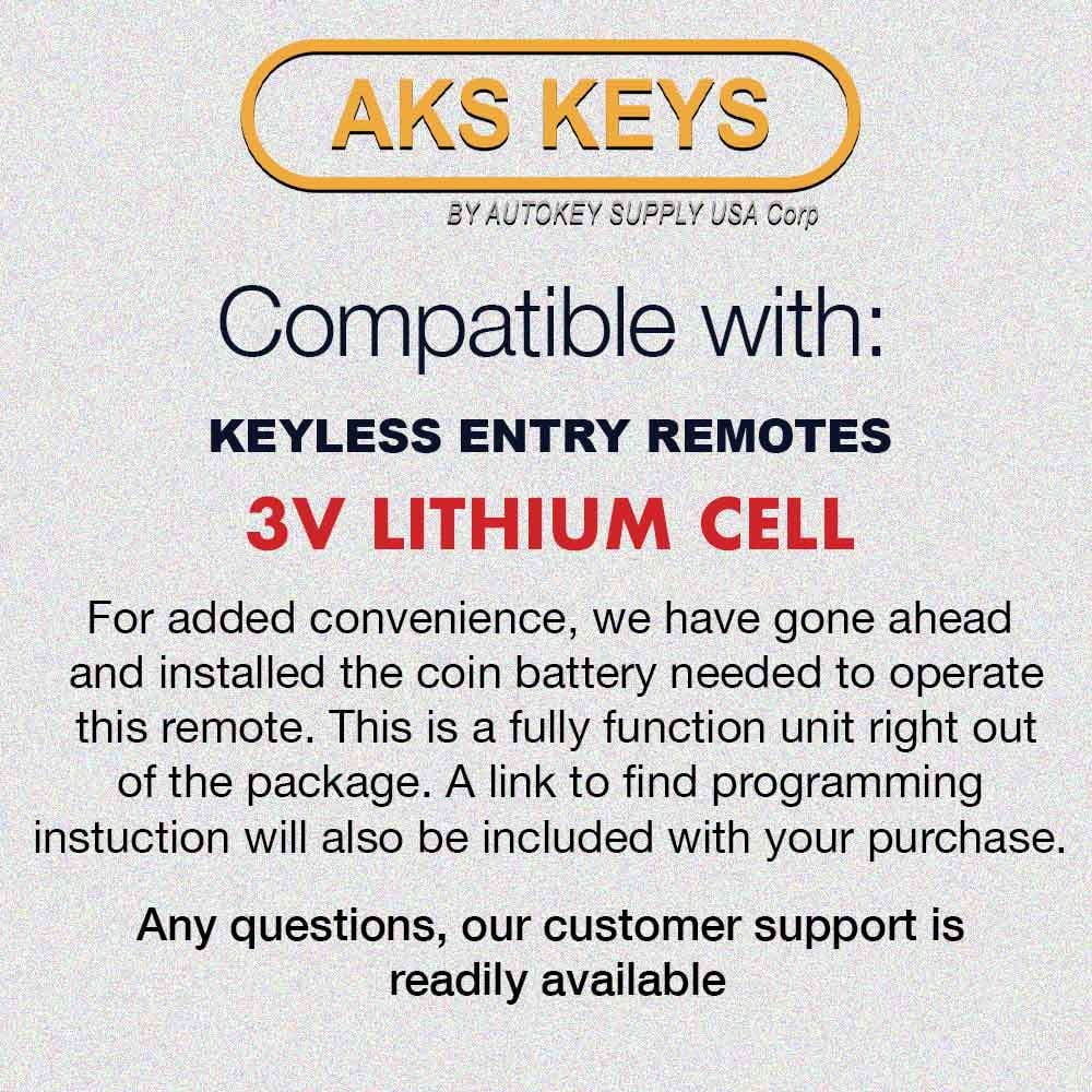 Smart Key Hatch / Remote Start N20103