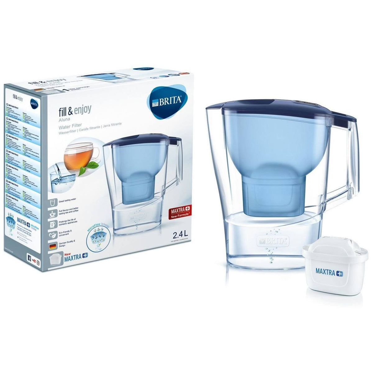 Blue Water Filter Jug and Cartridge Z67551