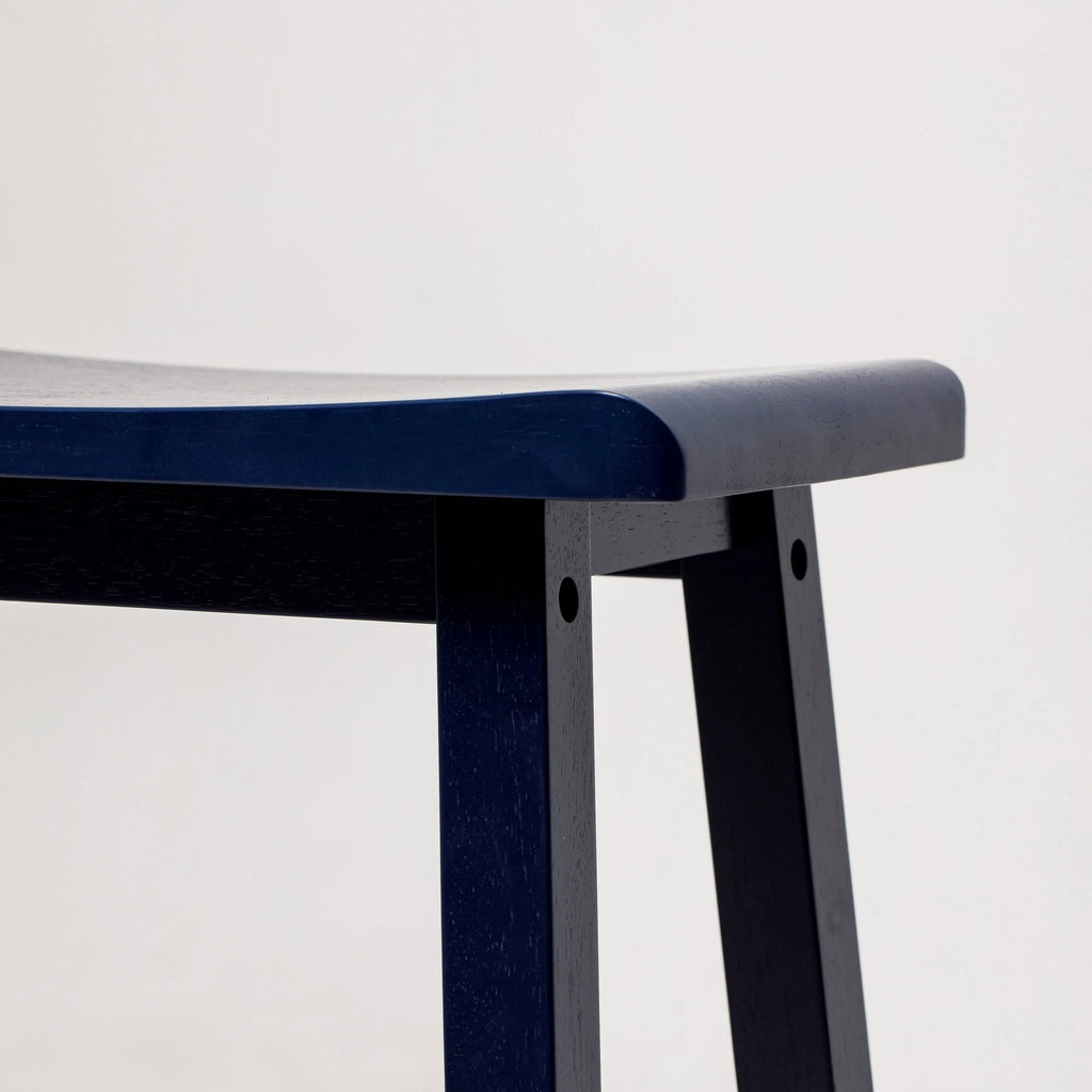 White Saddle Stool C391470