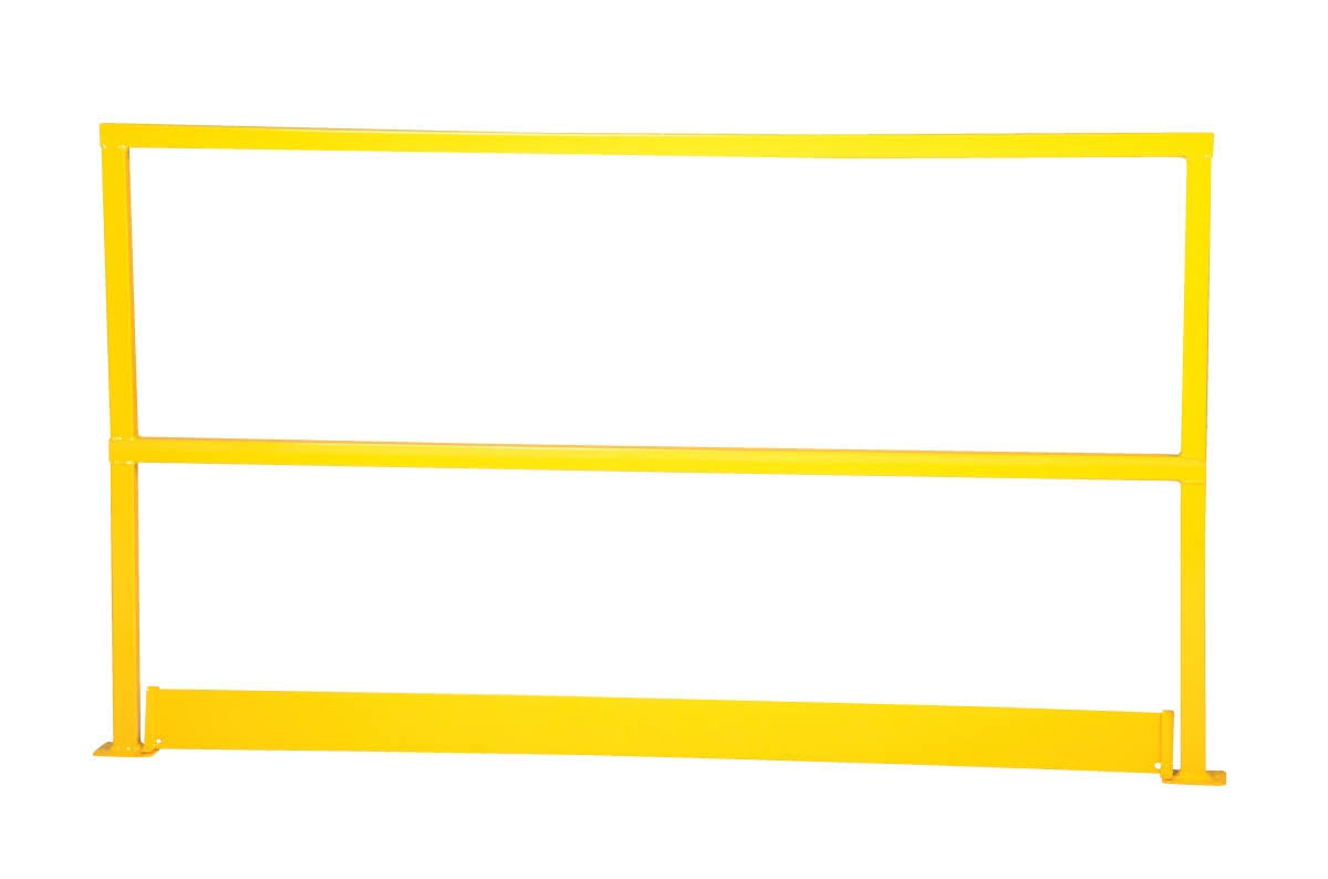 Steel Safety Handrail with Toeboard, 96 in X5944