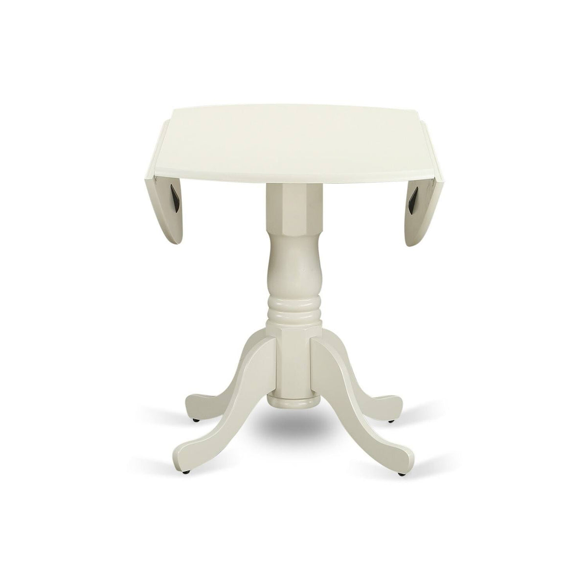 3PC Round Table with Two 9-Inch Drop Leaves and 2 Panel Back Chairs G302315