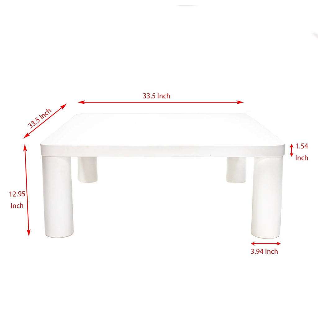 Cream White Square Coffee Table E42194