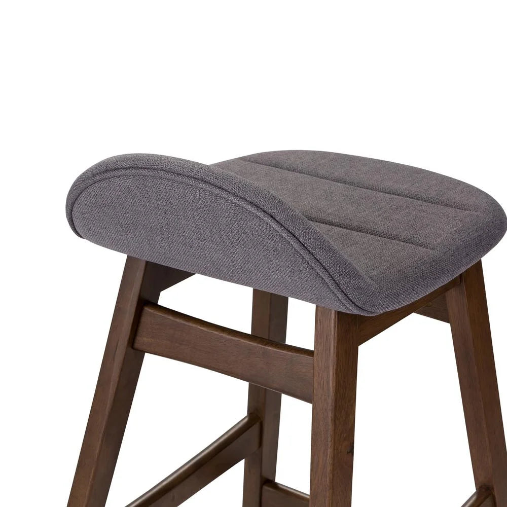 Grey Counter Chair Set of 2 S57169