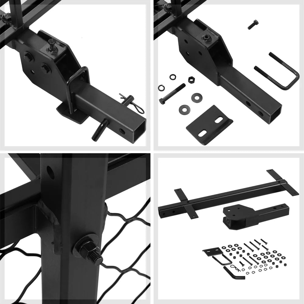 Foldable Rear Cargo Carrier Basket for 2" Receiver Tow Hitch E6822