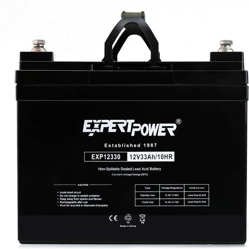 12v 33ah Rechargeable Deep Cycle Battery Pack of 2 S2694
