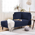 65" Mid-Century Modern Fabric Upholstered Chaise Lounge V7045