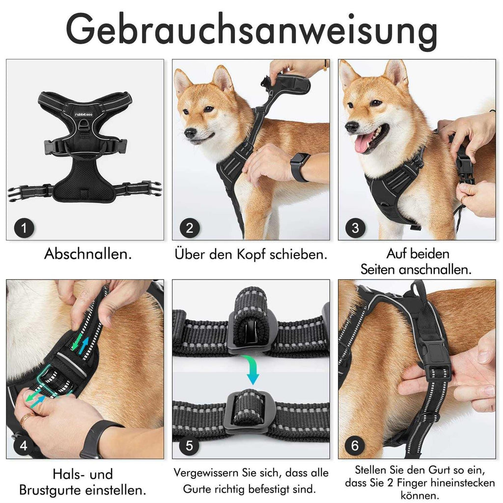 Adjustable Soft Padded Dog Harness Y7838