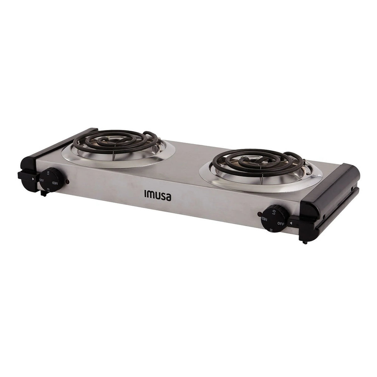 Electric Stainless Steel Double Burner S6244