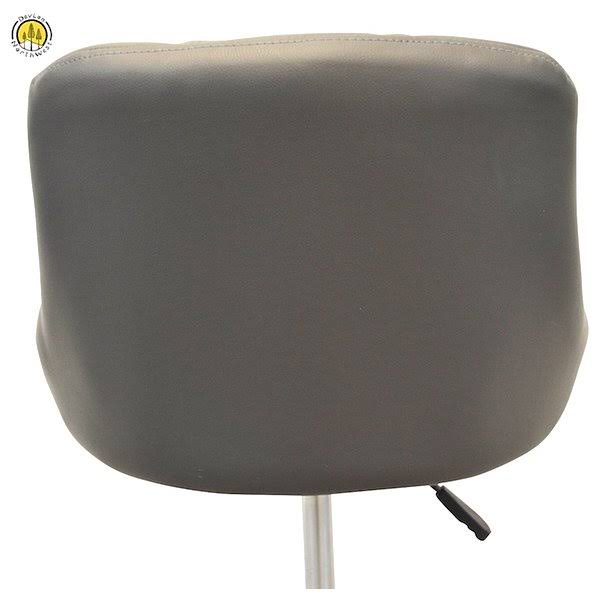 Gray Adjustable Rolling Stool S5773