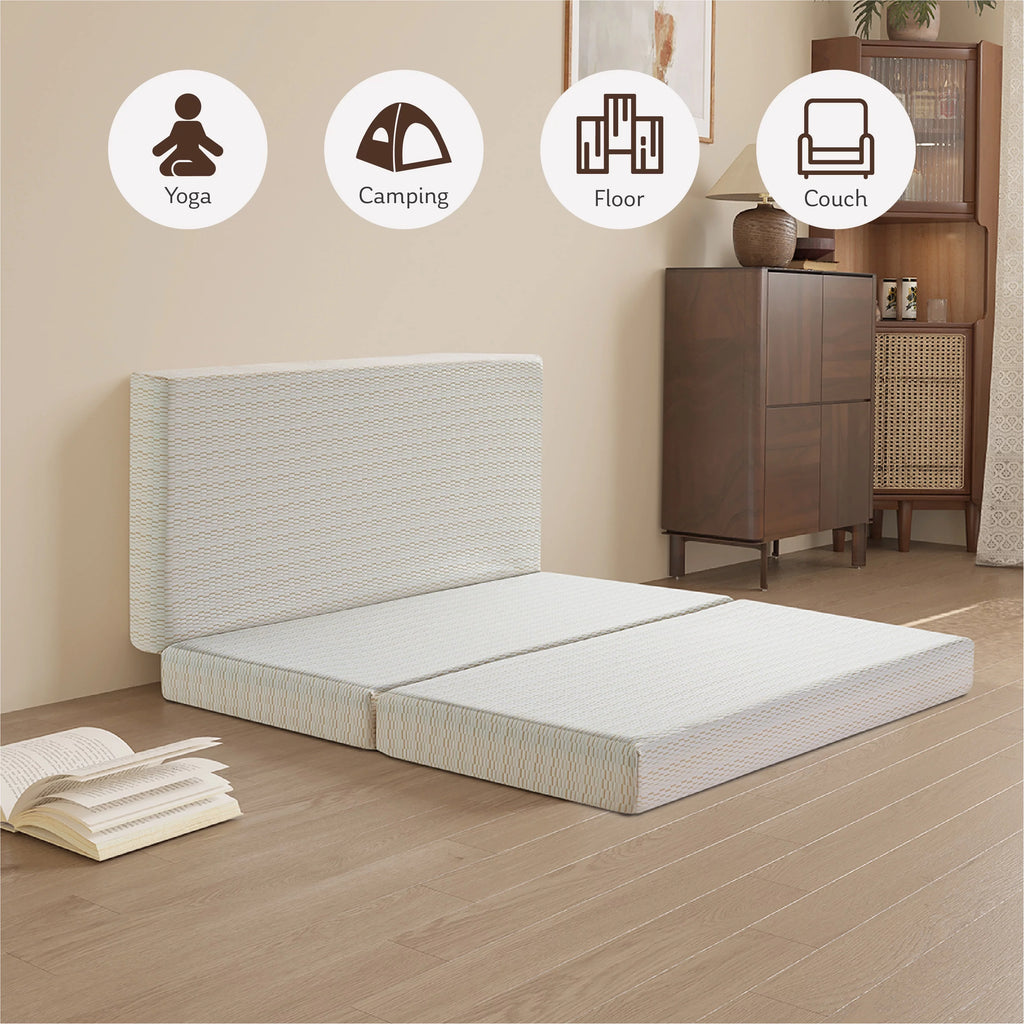 3 inch Twin Size Tri-Folding Memory Foam Mattress C387121