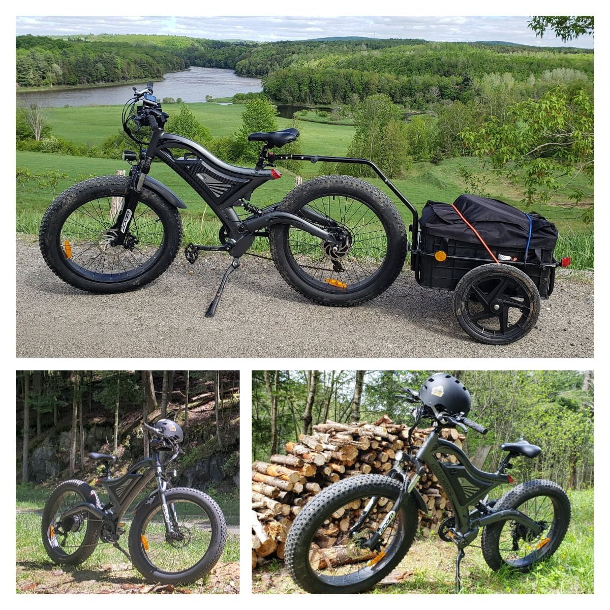 750W 48V 15Ah Fat Tire Electric Mountain Bike U76438