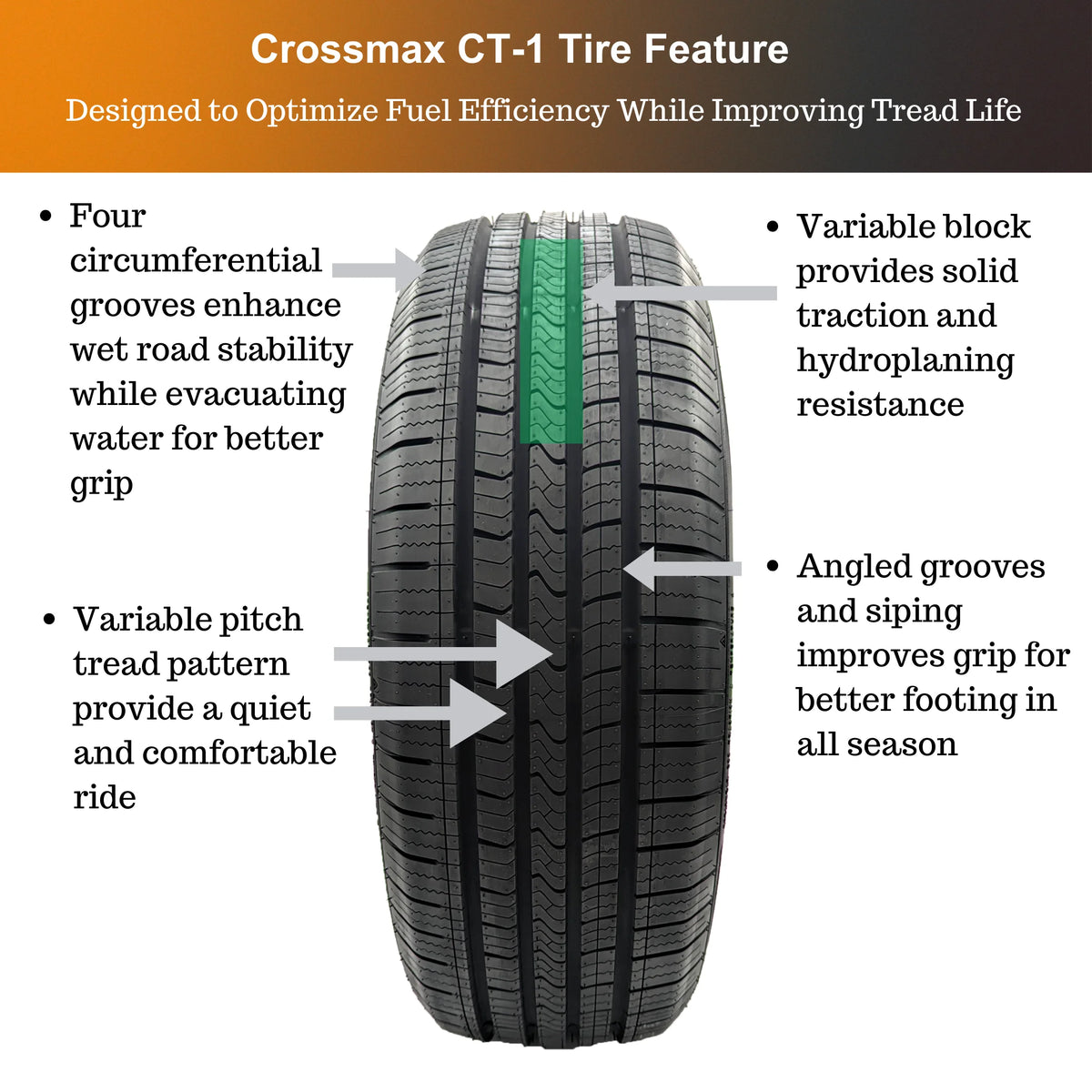 P225/50R17 98V XL All-Season Tire H8445
