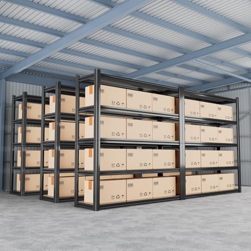 72" H 5 Tier Metal Shelving 2000LBS Black N198922