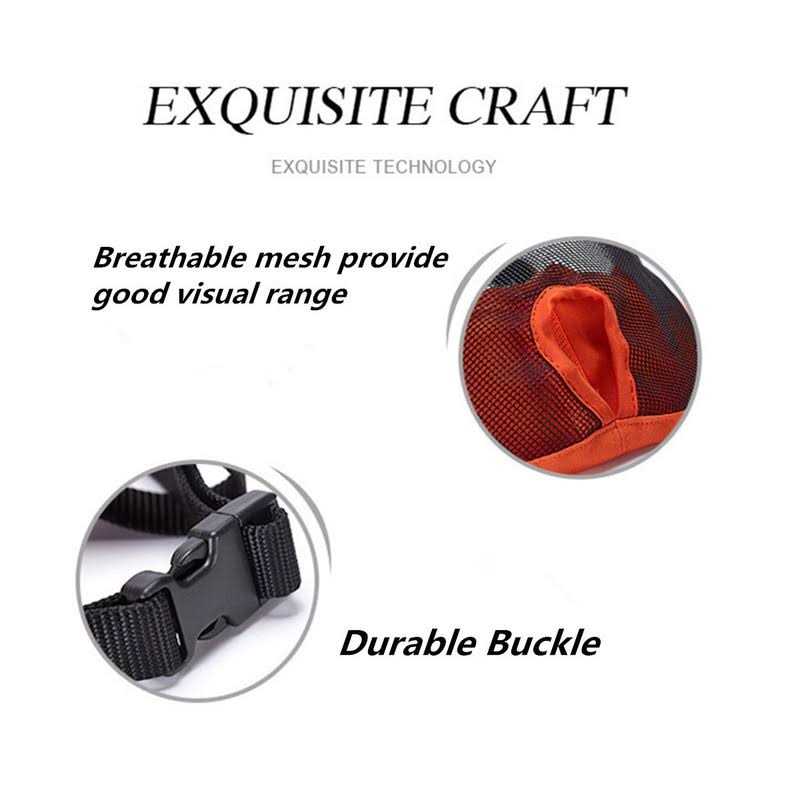 Adjustable Breathable Mesh Short Snout Dog Muzzle V989