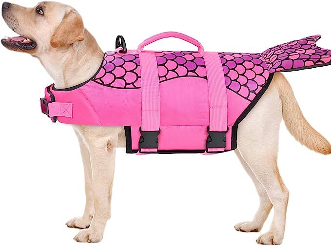 Dog Life Jacket with Rescue Handle V601994