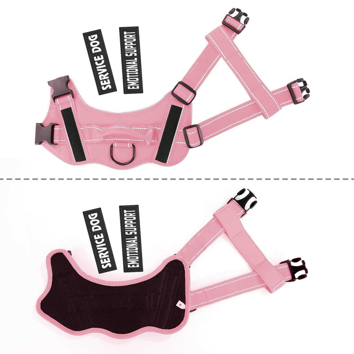 Reflective Breathable Adjustable No-Pull Dog Harness A7480