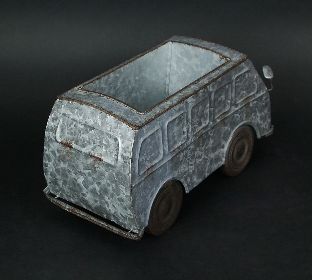 Metal Surfer Van Outdoor Planter P1544