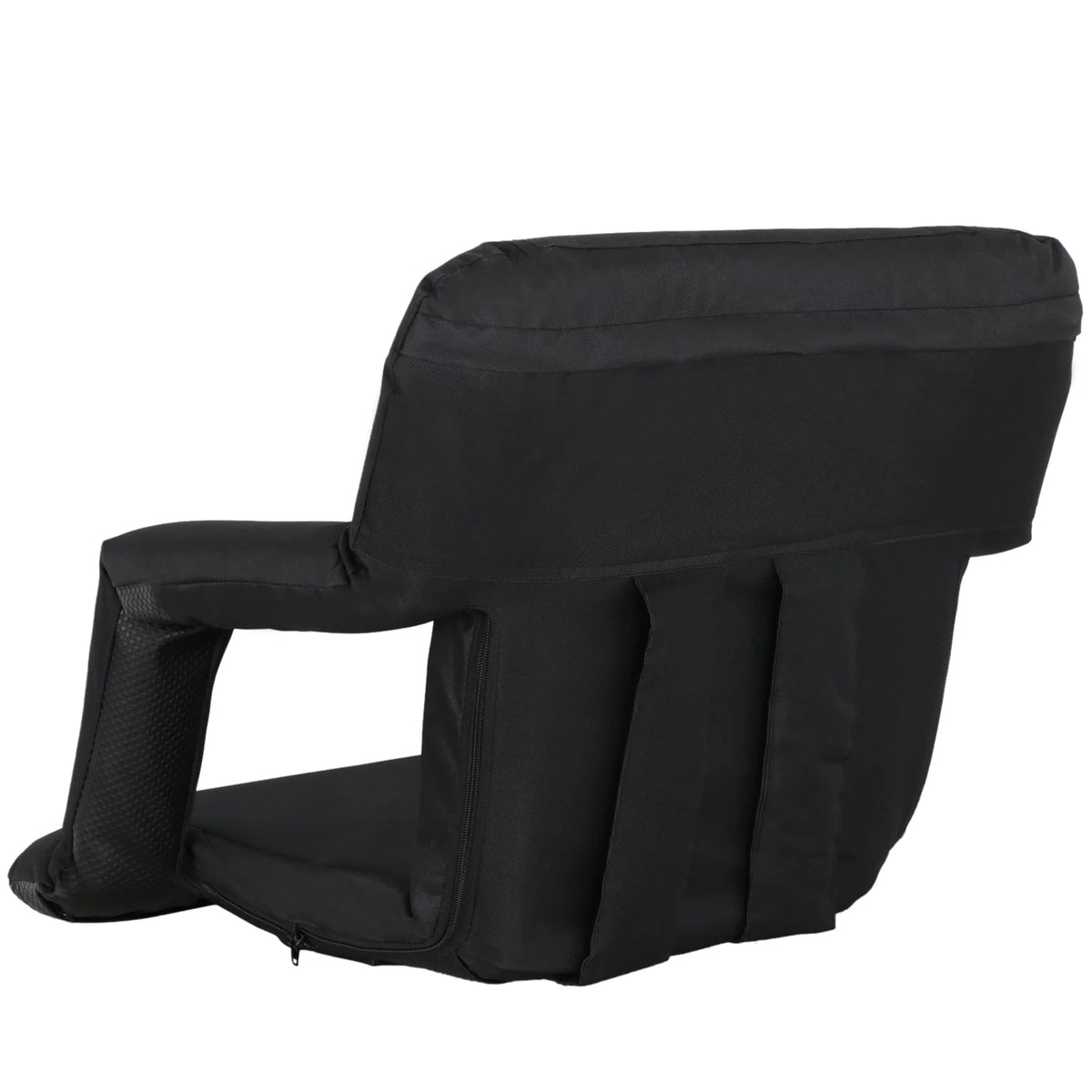 Black Reclining Stadium Seat Chair B9201