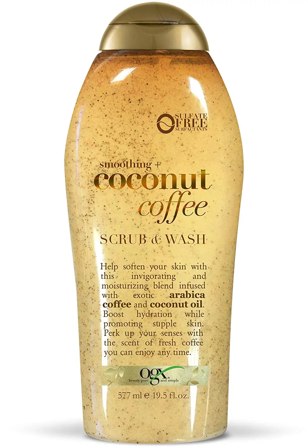 Coconut Coffee Body Scrub and Wash 19.5 Oz 6 Pack C229462