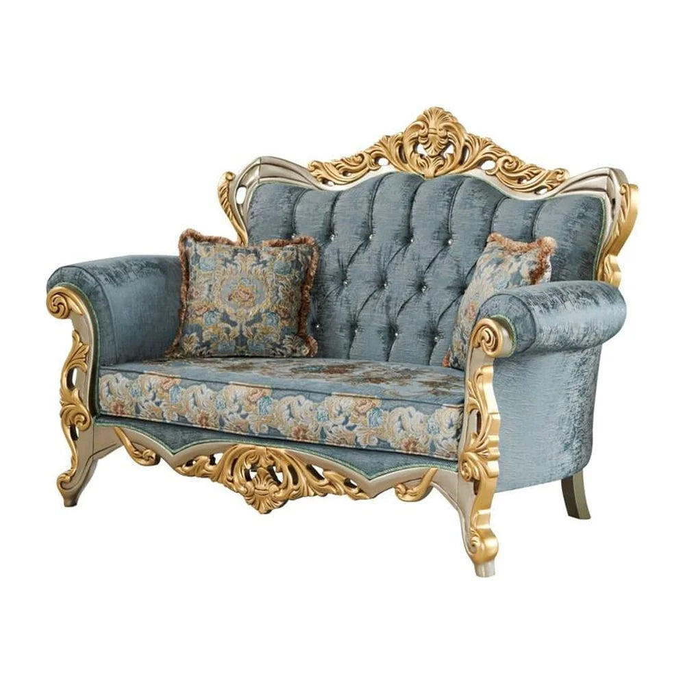 Light Green Loveseat N359