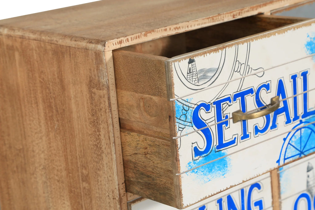 Recycled Mango Wood Chest with 4 Drawers I938