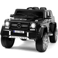12V Kids Ride on Car with Remote Control, LED Light (Black) I81255