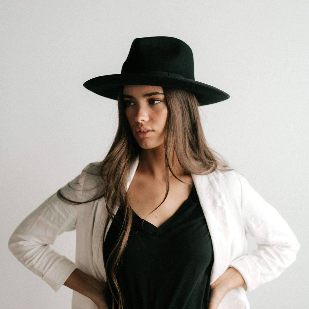 Black XL Monroe Hat Q223