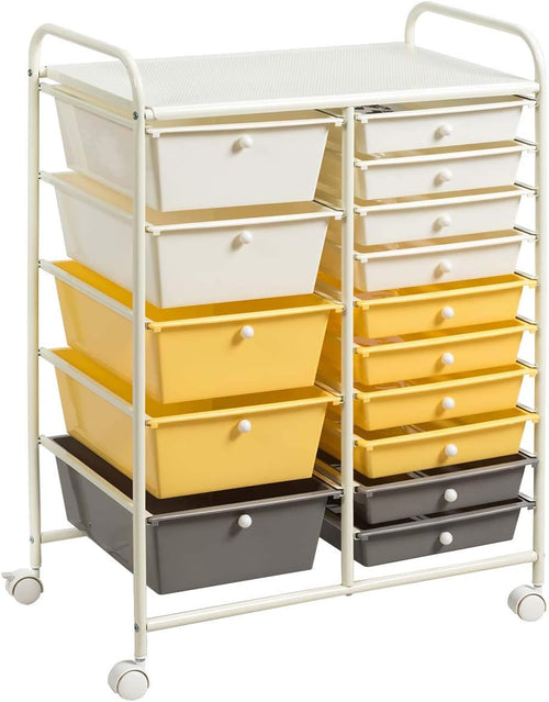 15-Drawer Rolling Storage Cart A5054