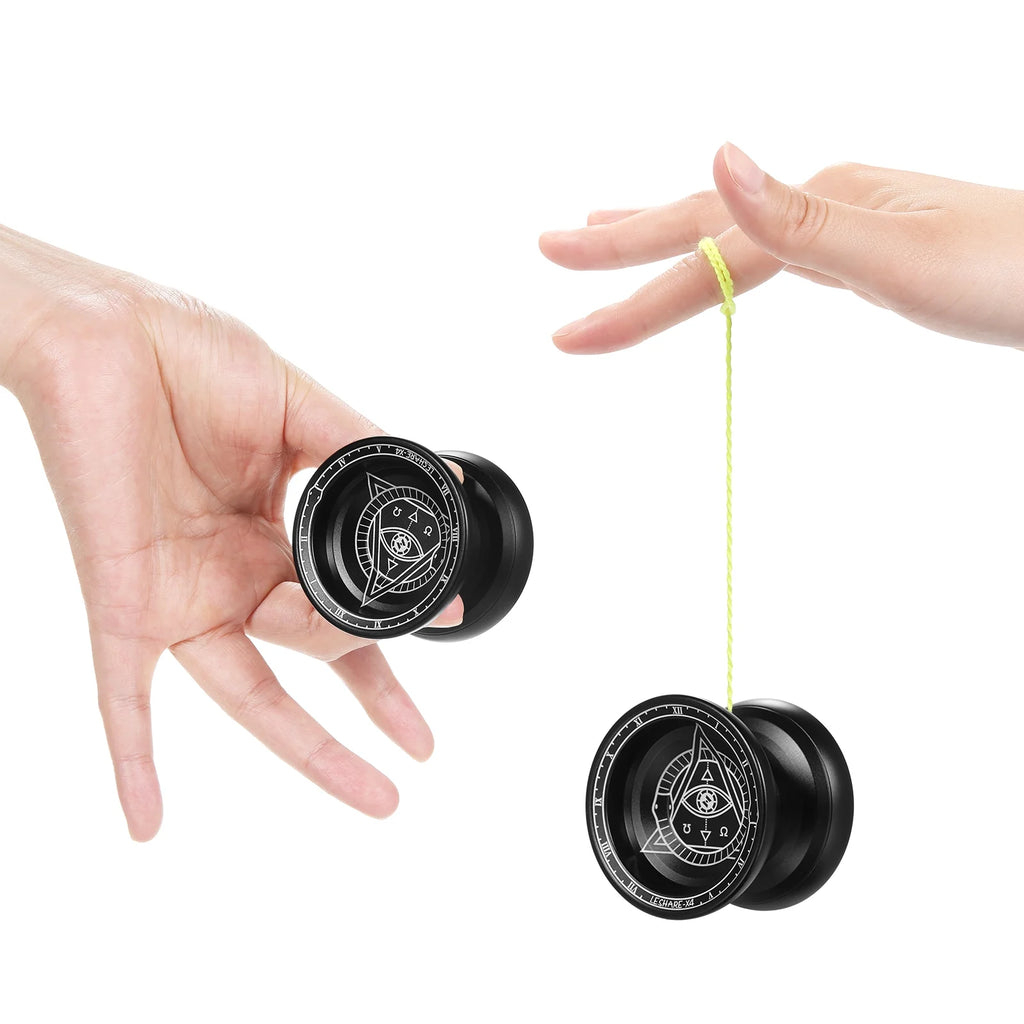 Aluminum Alloy Yoyo Ball with 5 Strings and User Manual F76340