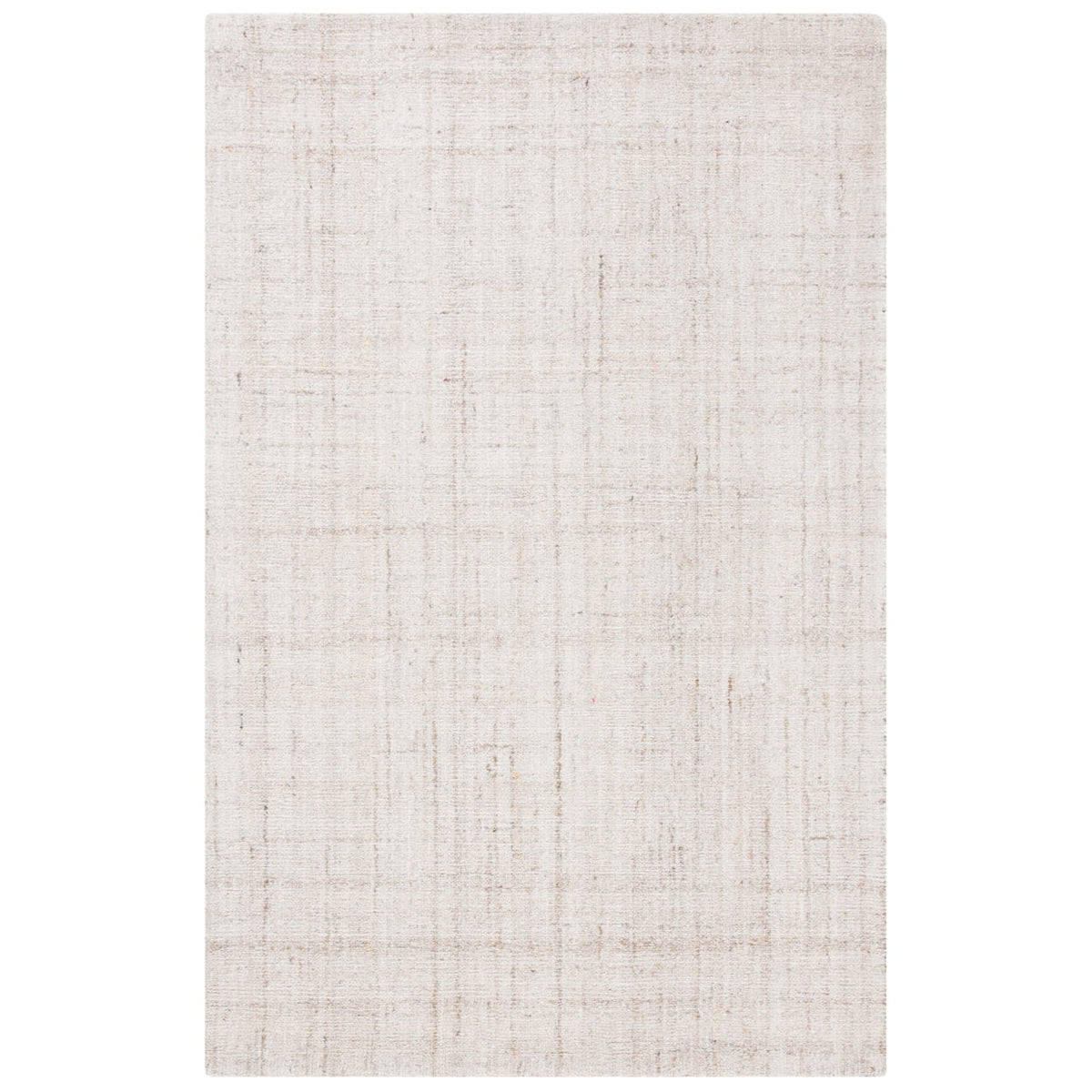 Ivory Beige Striped Area Rug 10' x 14' J122