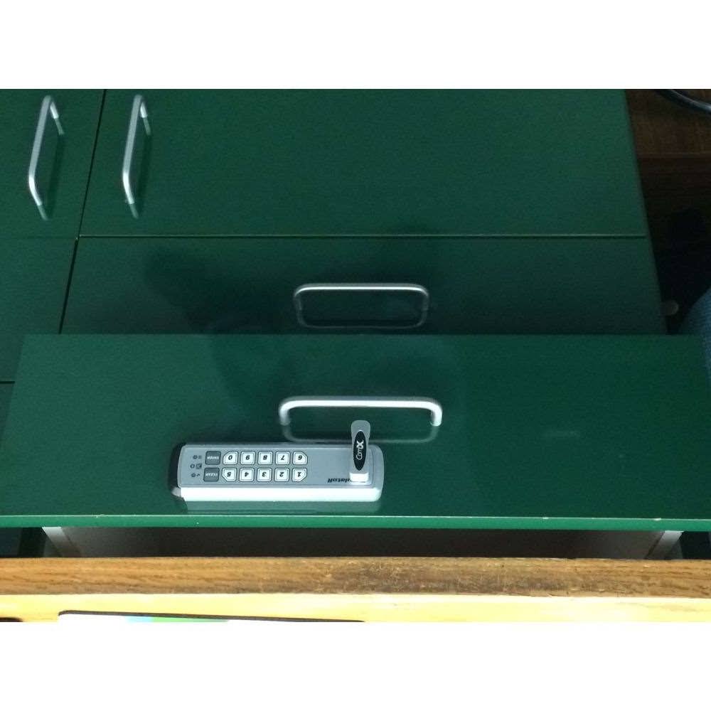 Electronic Push Button Cabinet Lock 1 3/4 in Left Hand M99264