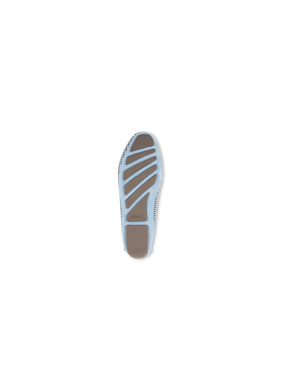 French Blue Suede Driving Moccasin M7477