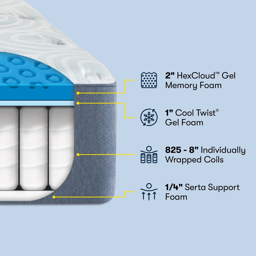 11" Hybrid Medium Mattress F718