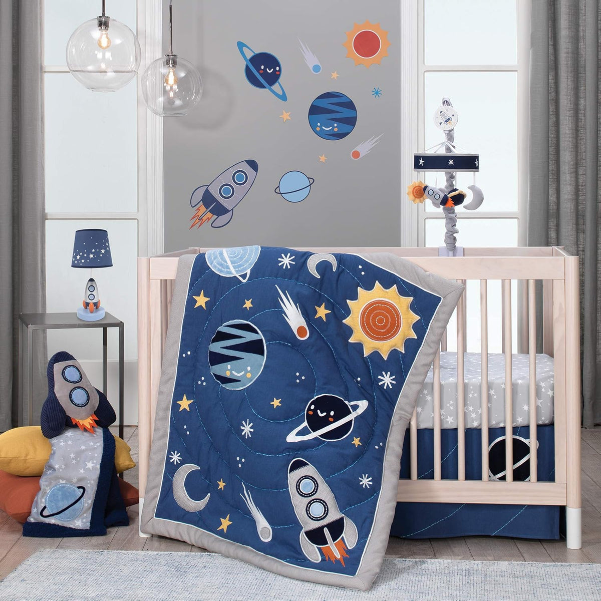 Musical Baby Crib Mobile Space Theme Pack of 2 N843