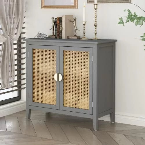 Rattan Decorated Doors Sideboards N507