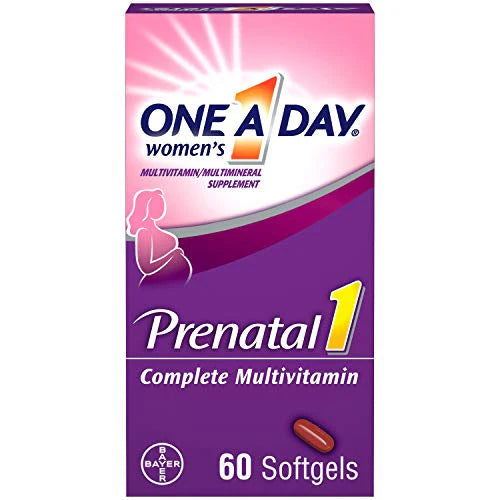 Women's Prenatal Multivitamin Tablet Softgels 60 Count K374