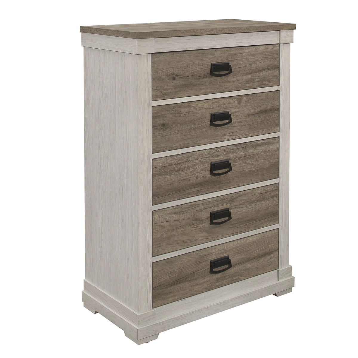 1pc Two-Tone Chest with Storage Drawers X7878