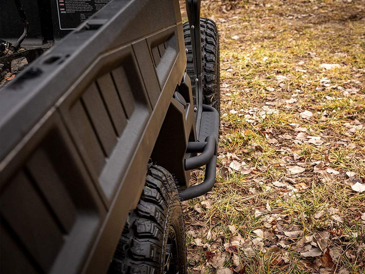Black Nerf Bars with Steel Tubing E518