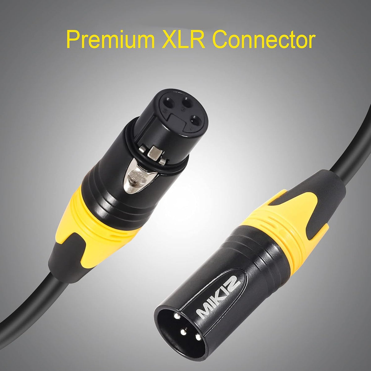 25ft 4 Pack XLR Microphone Cables N496