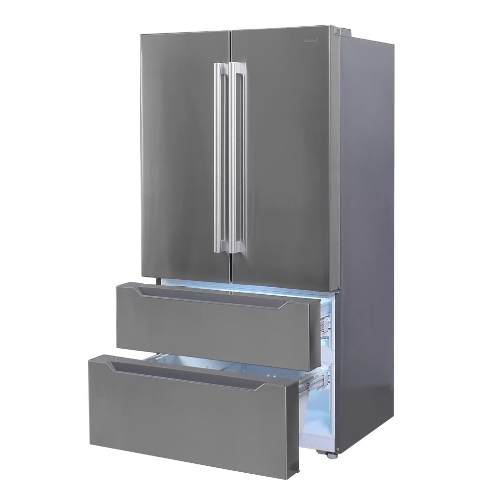 22.5 Cu ft French Door Refrigerator Freezer with Ice Maker N5966