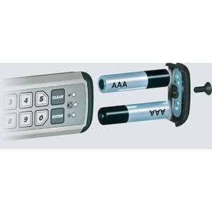Electronic Push Button Cabinet Lock 1 3/4 in Left Hand M99264