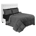 King Black Microfiber Bed in A Bag S786742