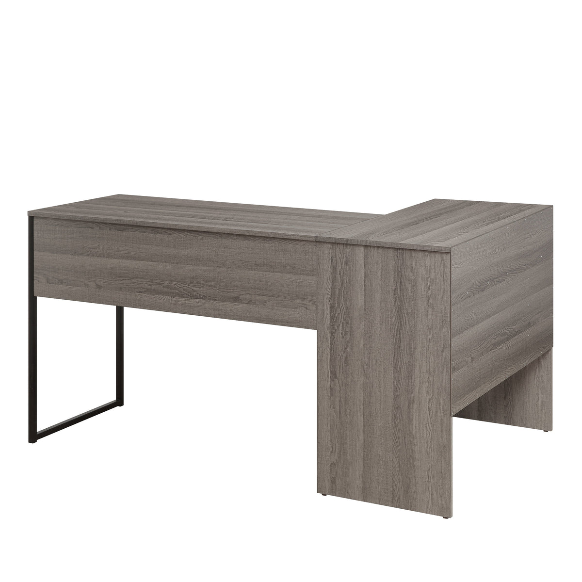 L-Shape Desk in Farm Oak Finish R53306