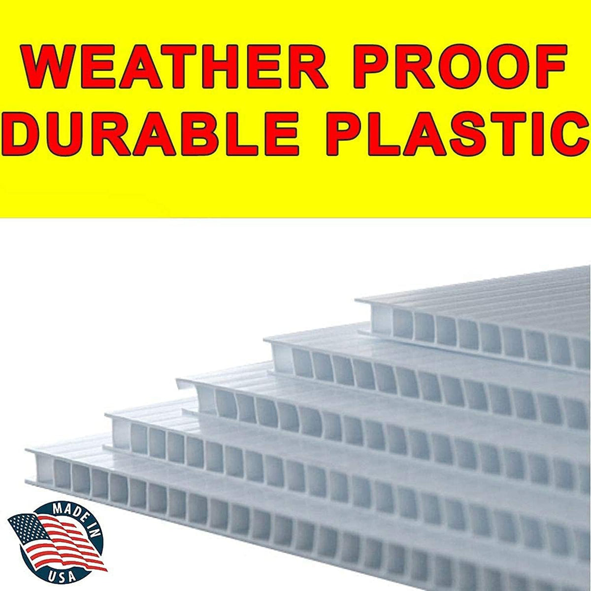 18x12 Single-Sided Screen Print UV-Ink Waterproof Yard Signs (25) V11277