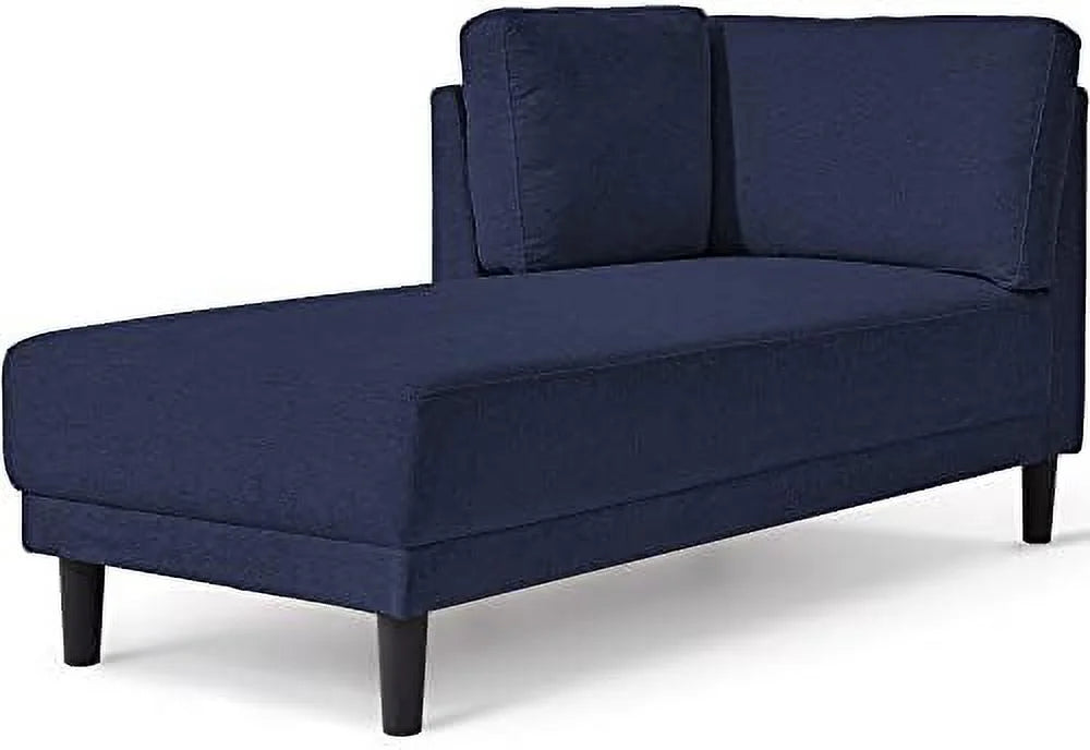 65" Mid-Century Modern Fabric Upholstered Chaise Lounge V7045